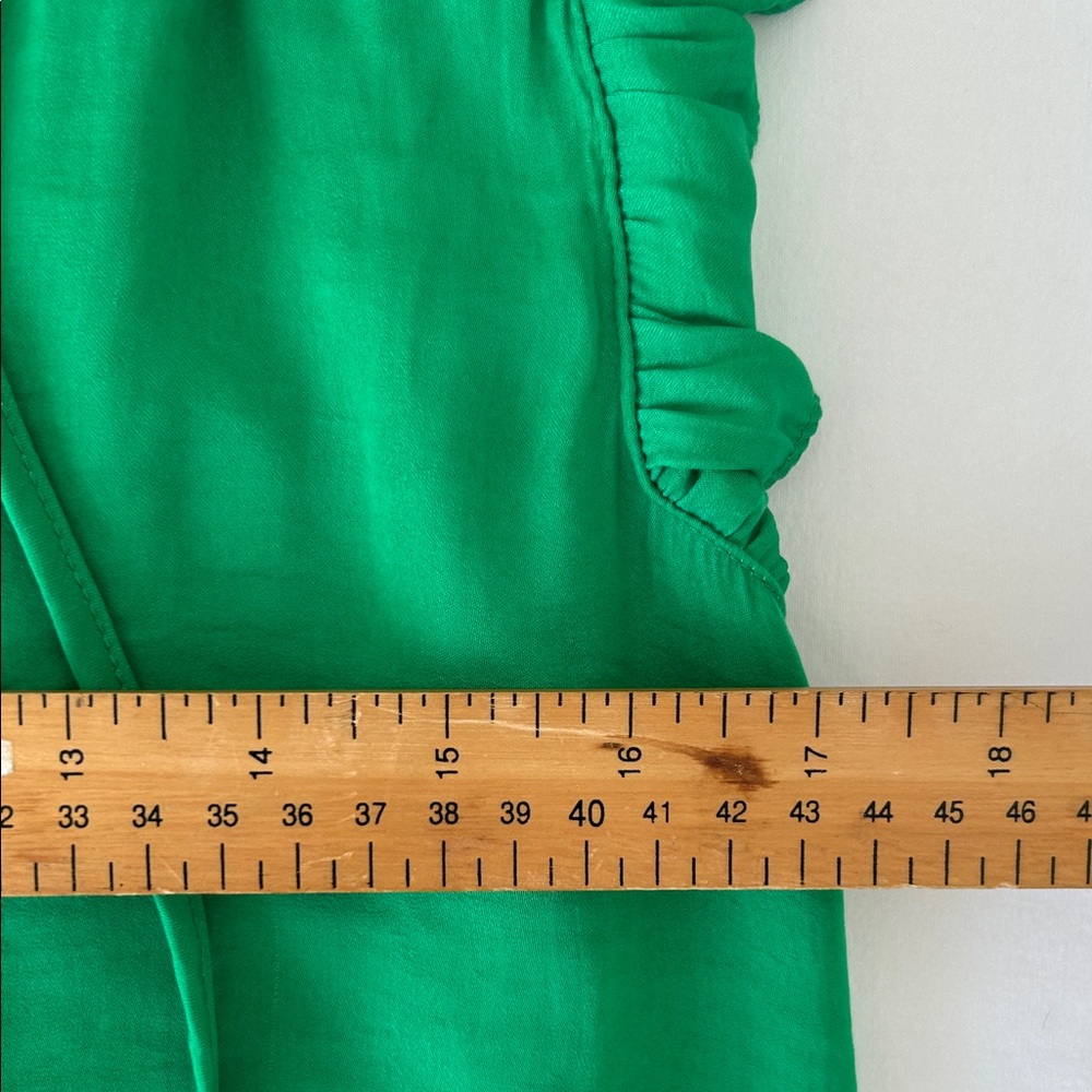 Joie Green Ruffled Mini Dress - Picture 11 of 12